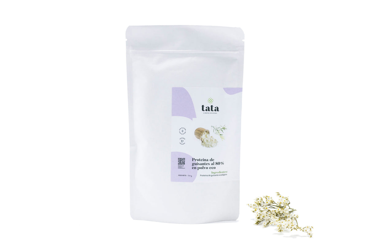 Proteína de guisante en polvo ecológica, Tata Alimentos