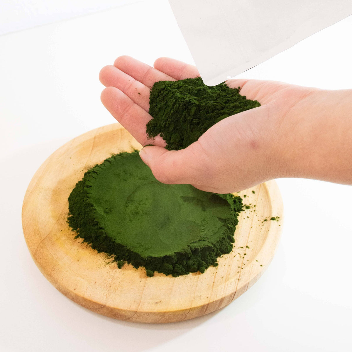 Chlorella en polvo, textura del producto