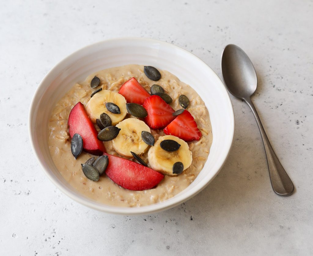 porridge platano y maca