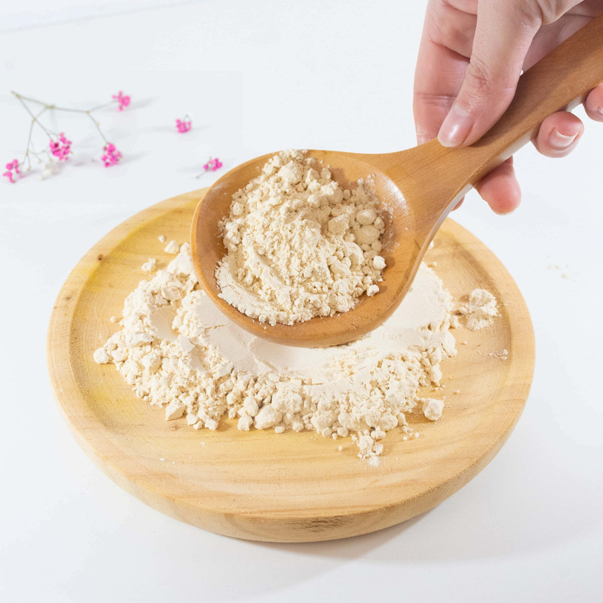 Proteína de guisante en polvo, textura del producto