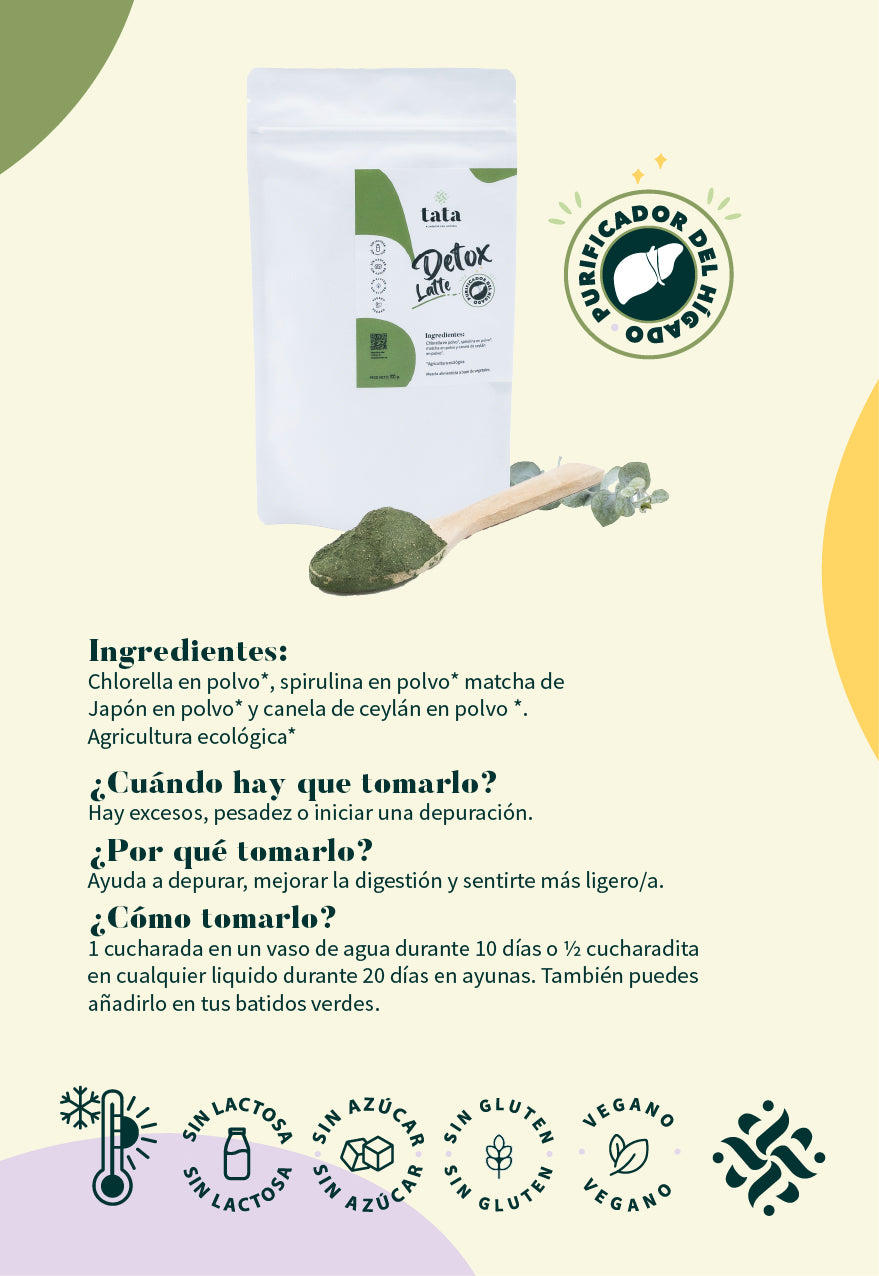 Detox Latte del pack Reset and Focus