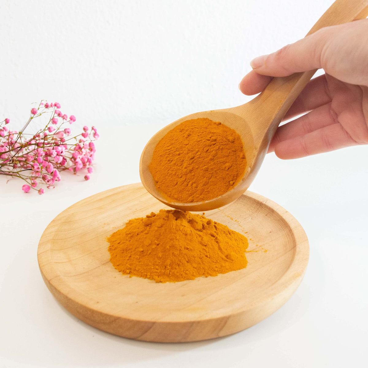 Cúrcuma en polvo eco, textura del producto